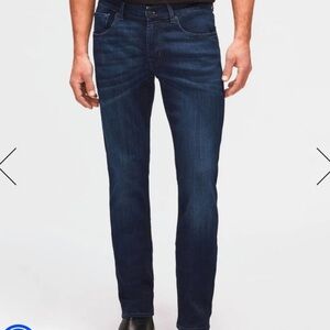 7 For All Mankind Slimmy Men's Dark‎ Wash Jeans Size 36 100% Cotton